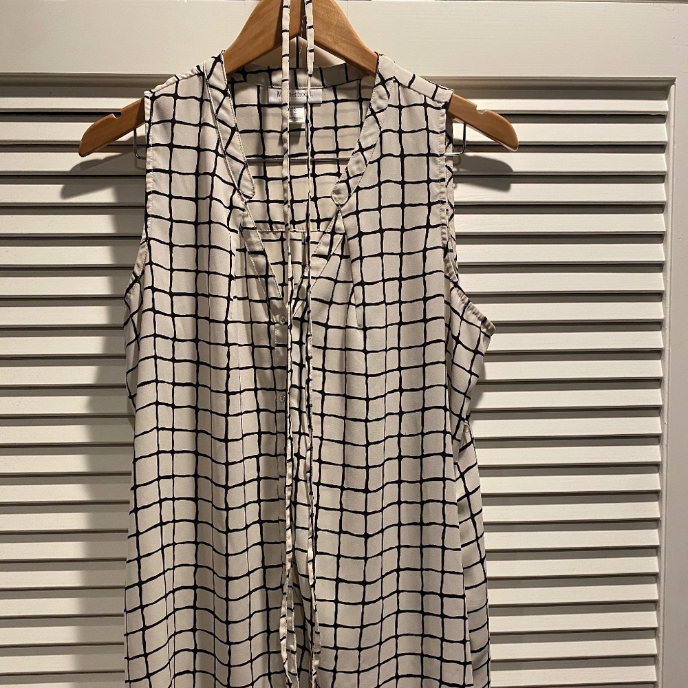 Motherhood Maternity Dress tank with tie